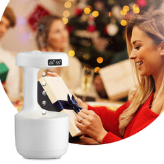 Raptas Cool Mist Humidifier: 15-Year Warranty, Floating Design, LED Clock, Auto Shutdown. Upgrade Model for 2024